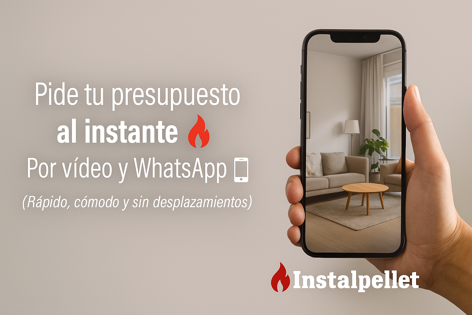 Pide presupuesto por Whatsapp