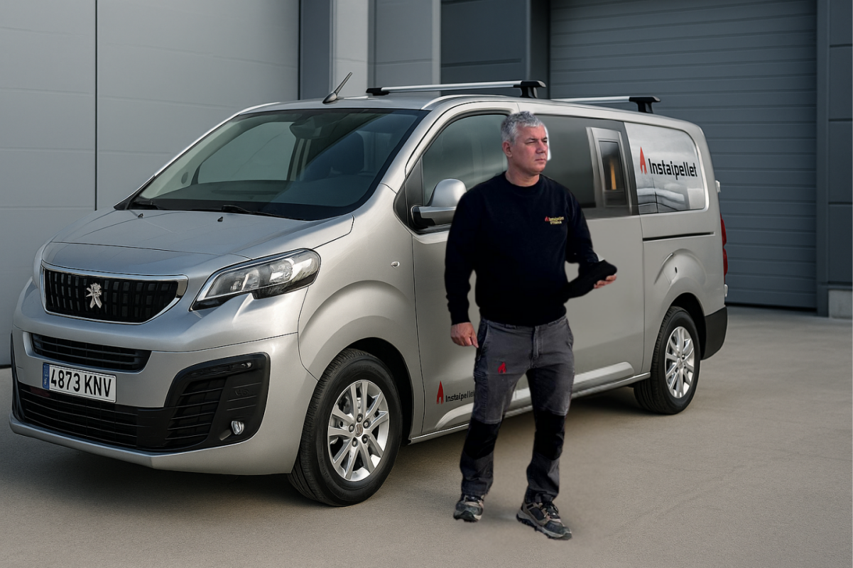 Furgoneta y Stefan Instalpellet